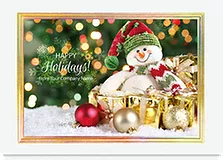 Merry Cheerful Snowman Christmas Card, 1028246 | The Gallery Merry Cheerful Snowman Christmas Card, 1028246 | The Gallery