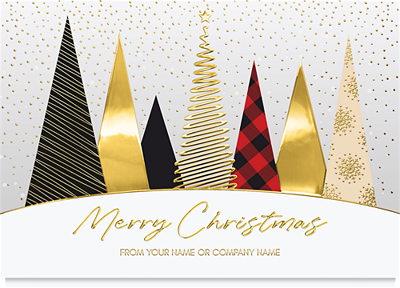 Modern Holiday Trees Card | Gallery Collection