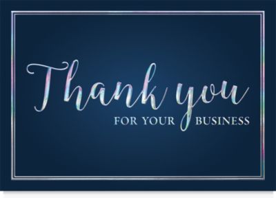 Framed Thank You for Your Business Card, 1029494 | The