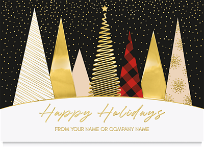 Modern Holiday Trees Card | Gallery Collection
