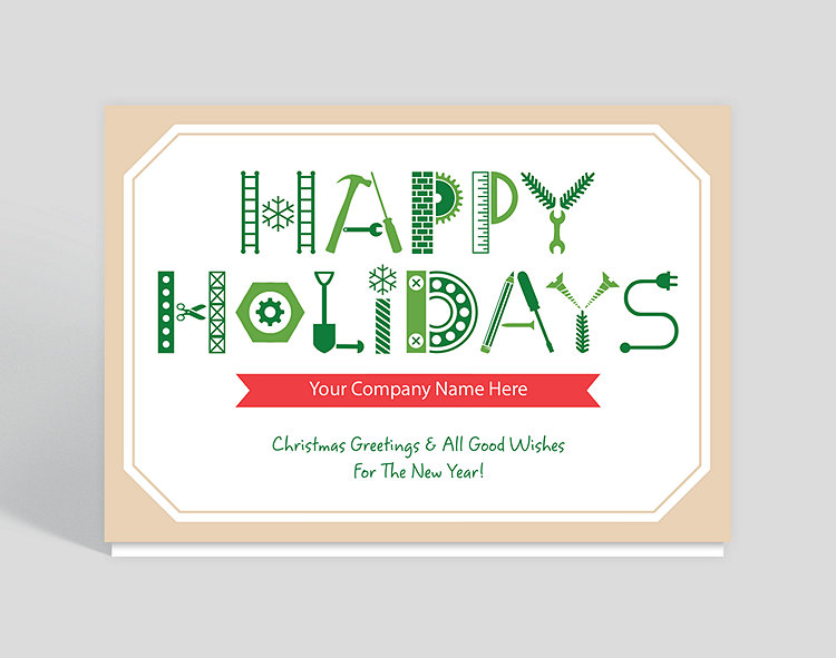 Tools of the Trade Christmas Card, 1023605 - Business 