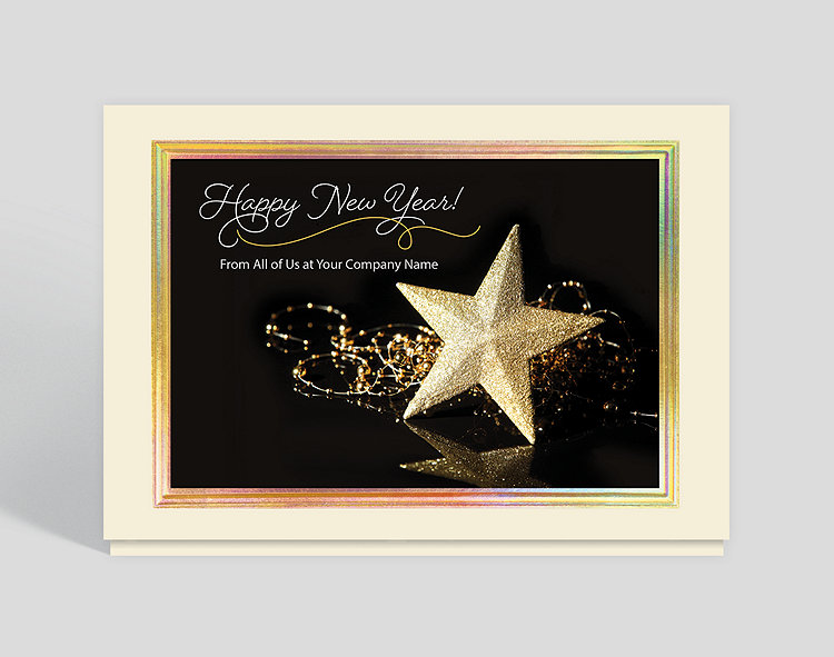 Sparkling New Year Card