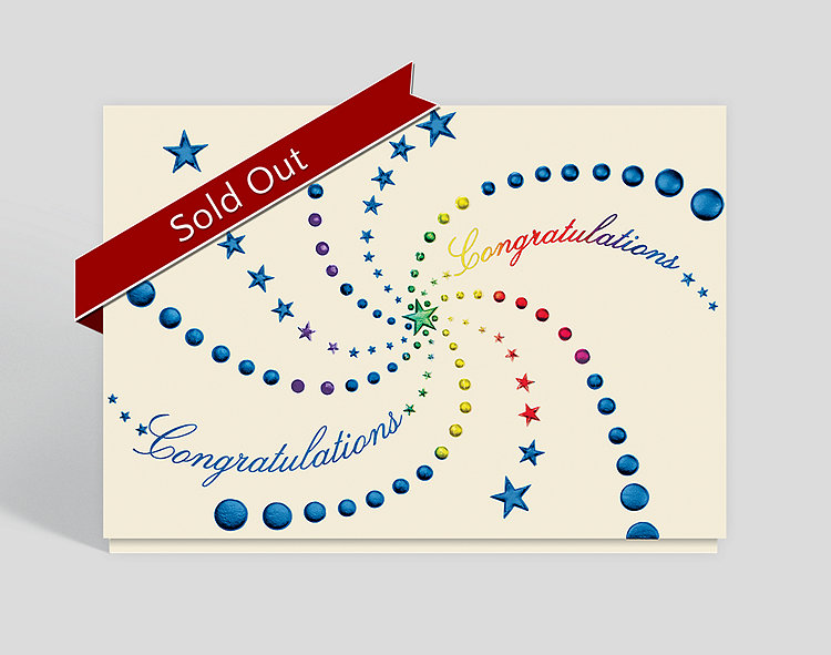 Stellar Congratulations Greeting Card