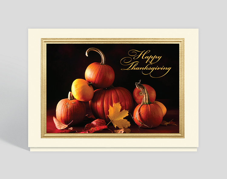 Autumn Vignette Holiday Card