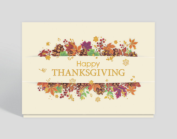 Colorful Thanksgiving Card
