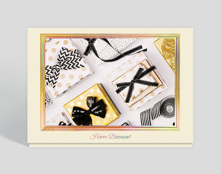 Contemporary Gifts Birthday Card