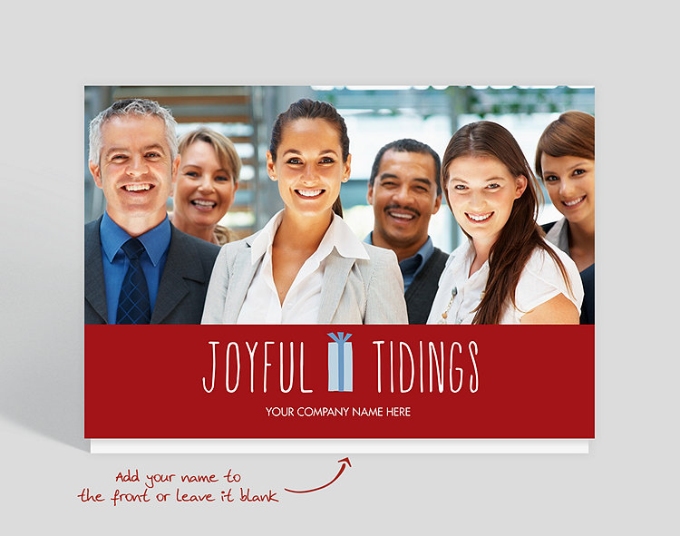 Joyful Tidings Christmas Card - Greeting Cards