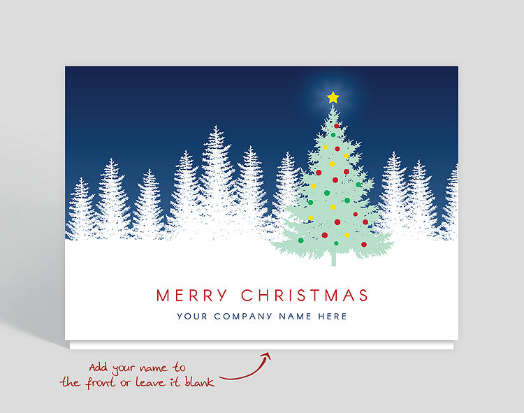 Evening Star Christmas Card - Greeting Cards