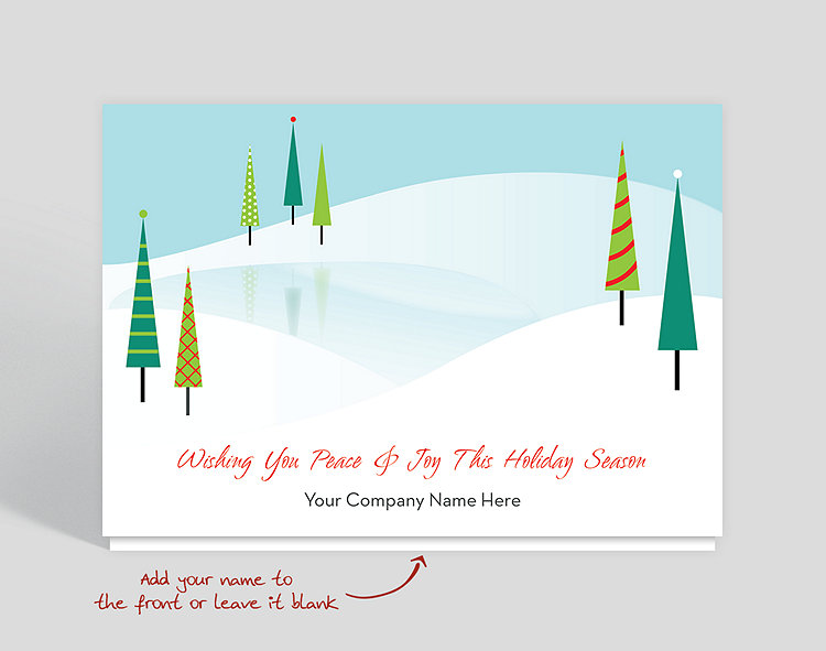 Holiday Pond Holiday Card - Greeting Cards
