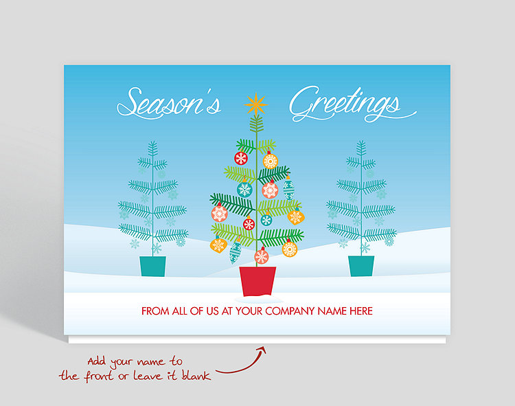 Tree-O Holiday Card - Greeting Cards