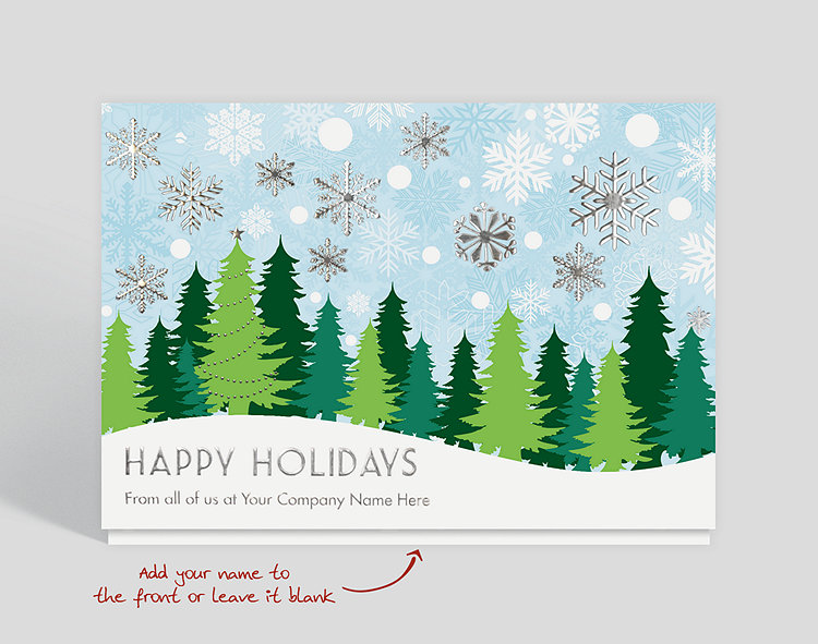 Rolling Pines Holiday Card - Greeting Cards