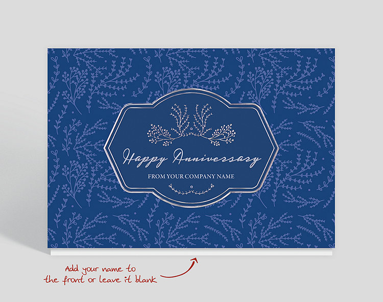 Anniversary Sunprint Card - Greeting Cards