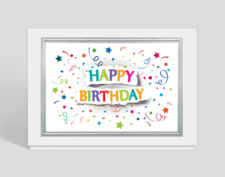 Confetti Sprinkle Birthday Card - Greeting Cards