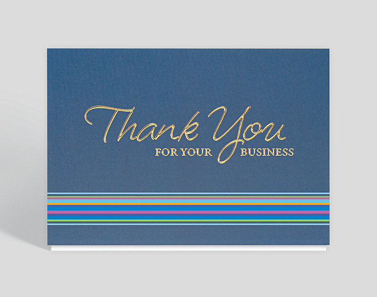 Thank You For Your Business Card - Greeting Cards
