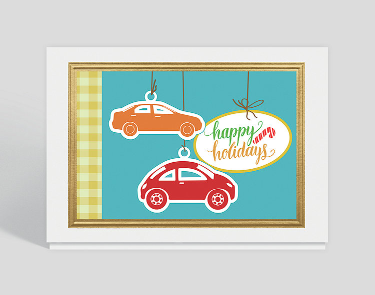 Holiday Auto-Ments Card - Greeting Cards