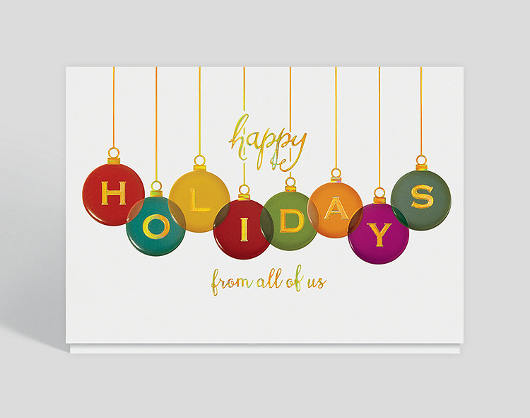 Holiday Spectrum Card - Greeting Cards