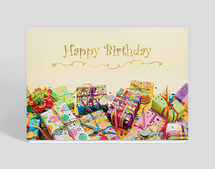 Birthday Gift Jumble  Card - Greeting Cards