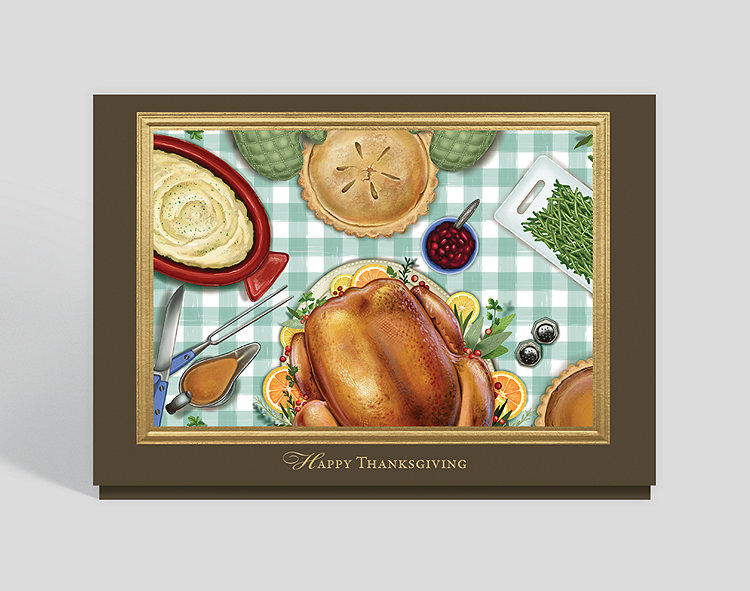 Giving Thanks Feast Card