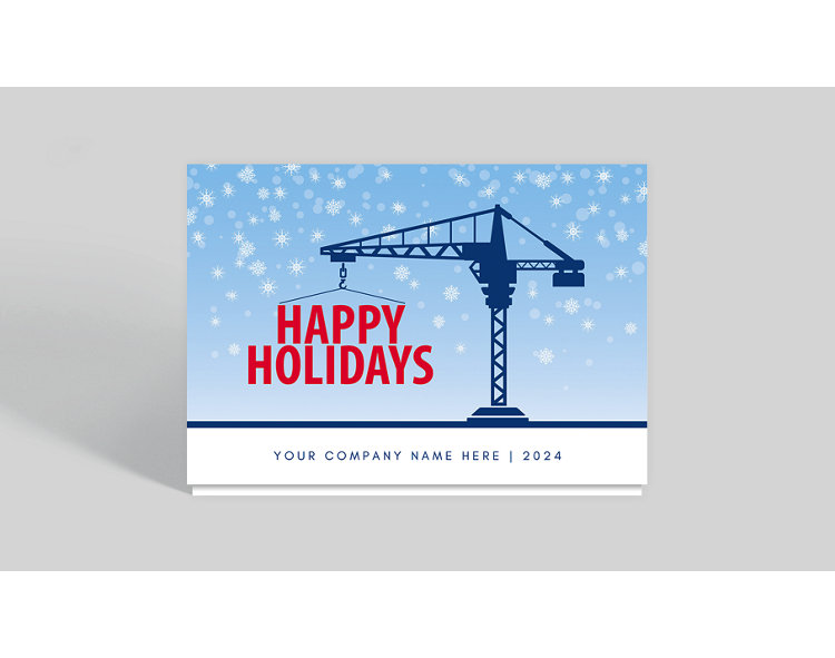 Holiday Crane Christmas Card, 1025701 Business Christmas Cards
