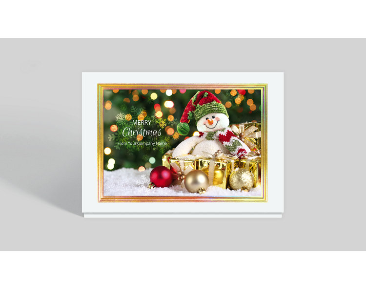 3dRose EvaLorentzenArt - Snowman - Melting Snowman With Sign - Greeting  Cards (gc-360738-1)