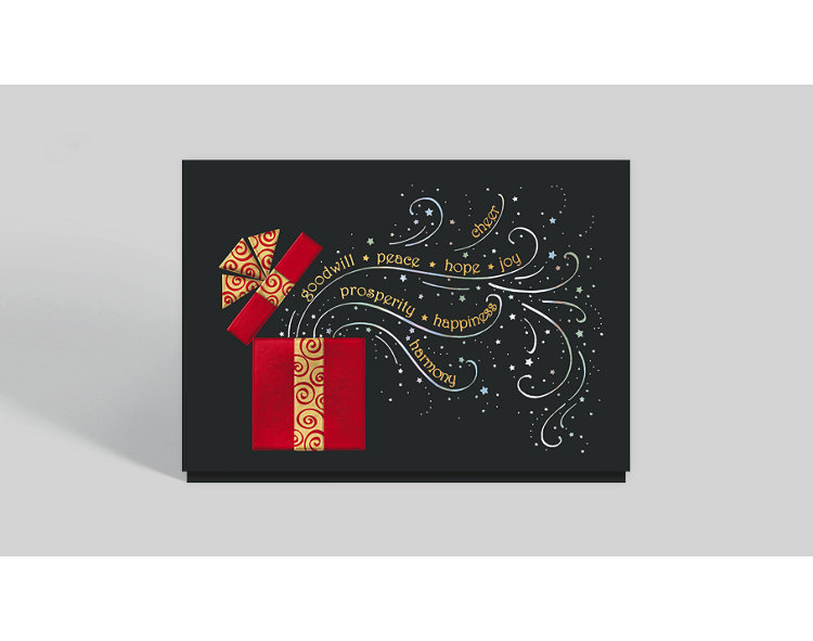 Elegant Holiday Surprise Card, 300037 | The Gallery Collection