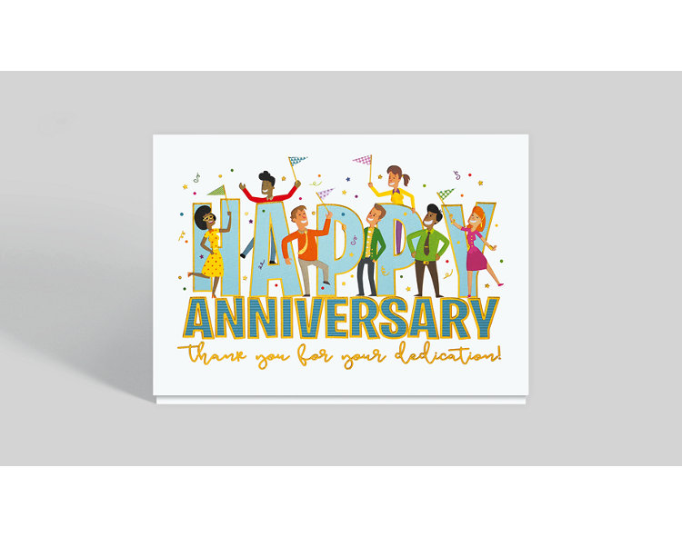 Anniversary Office Crew Card, 306380 | The Gallery Collection