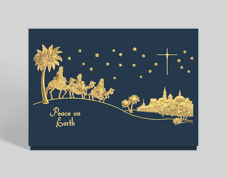 Oh Holy Night Christmas Card, 300034 - Business Christmas  Oh Holy Night Christmas Card, 300034 - Business Christmas