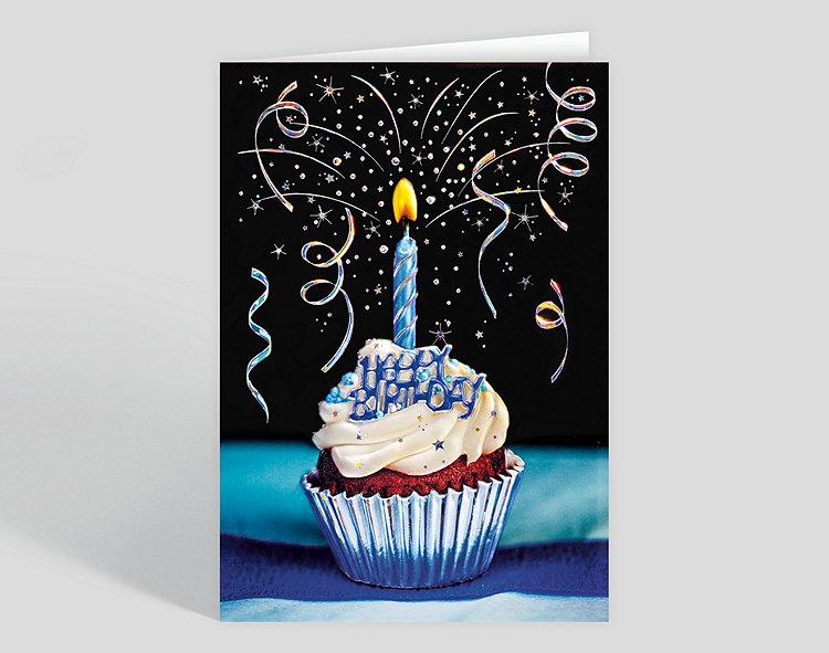 Glittery Confection Birthday Card