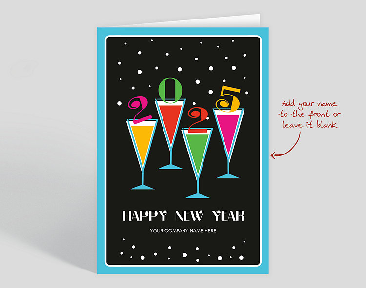 Bubbly Holiday Card - Greeting Cards
