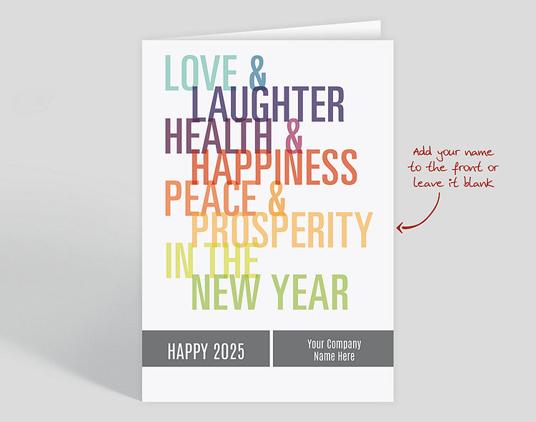 Peace and Prosperity Holiday Card