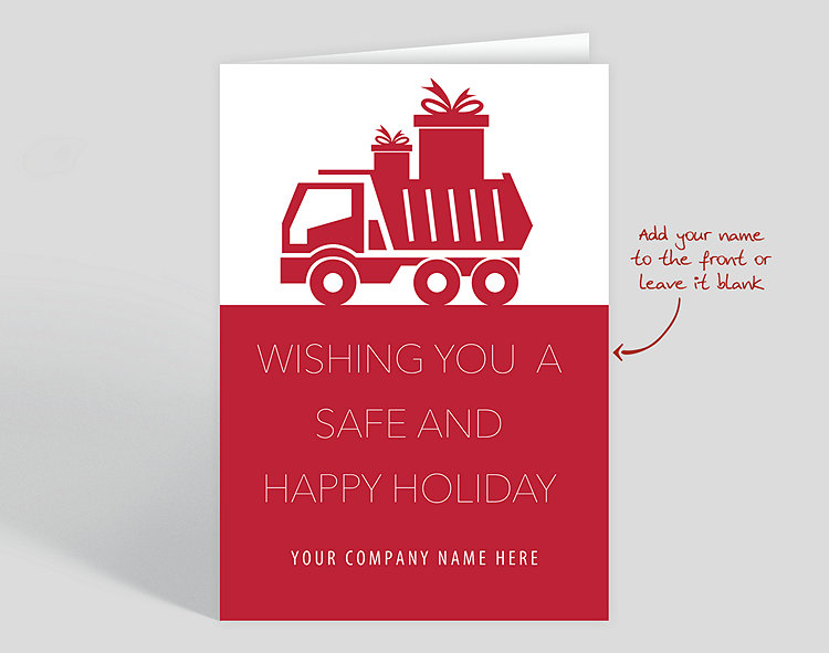Truckload Of Wishes Christmas Card - Greeting Cards