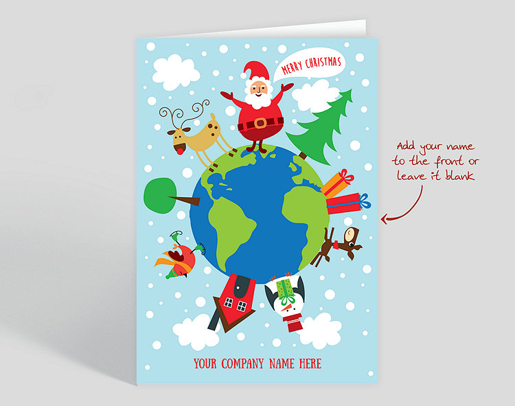 Worldwide Holiday Christmas Card - Greeting Cards