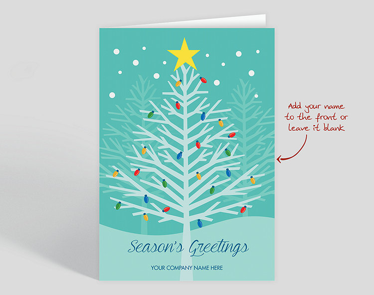Spruced Up Holiday Card - Greeting Cards
