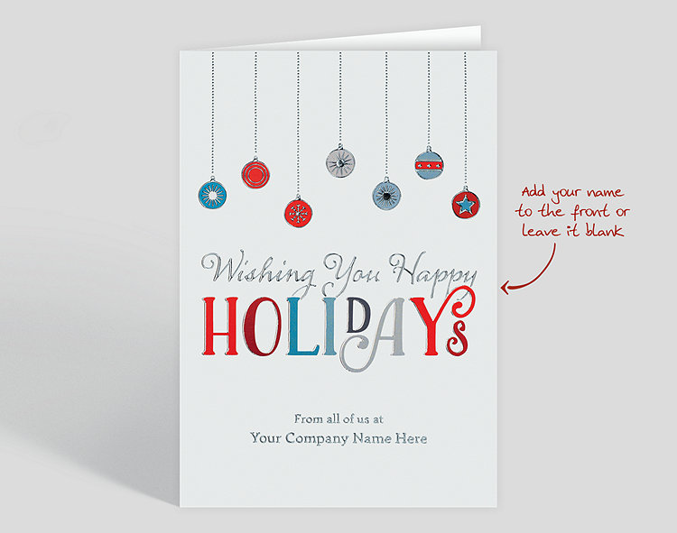 Ornamental Holiday Christmas Card - Greeting Cards