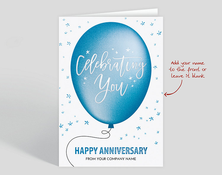 Celebrating You Anniversary Card - Greeting Cards