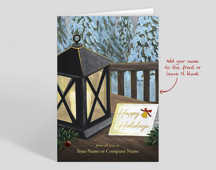 Warm Glow Greetings Holiday Card