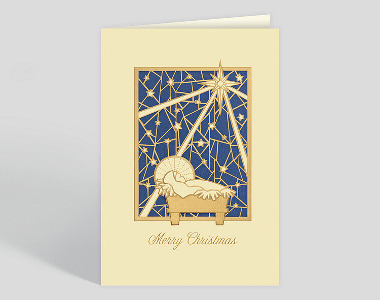 Holy Infant Christmas Card - Greeting Cards
