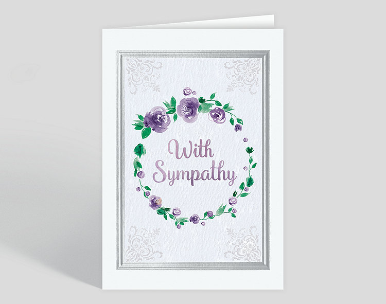 Watercolor Sympathy Card - Greeting Cards