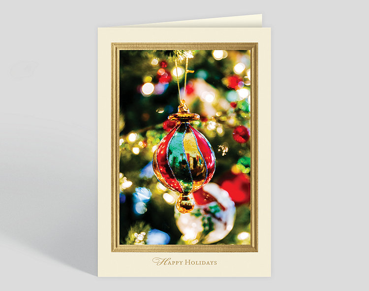 Radiant Reflections Holiday Card - Greeting Cards