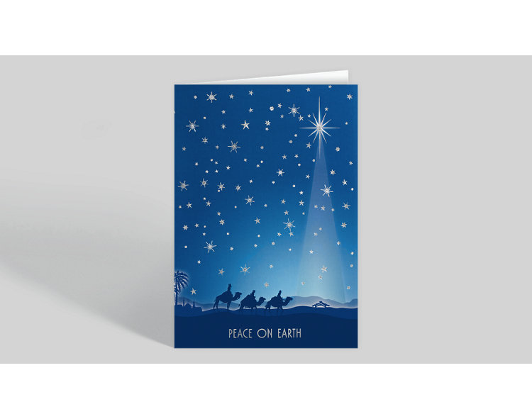 Following the Star Christmas Card, 300702 | The Gallery Collection