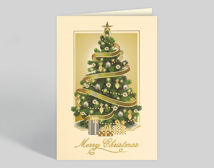 Christmas Tree Marvel Card, 306037 The Gallery Collection