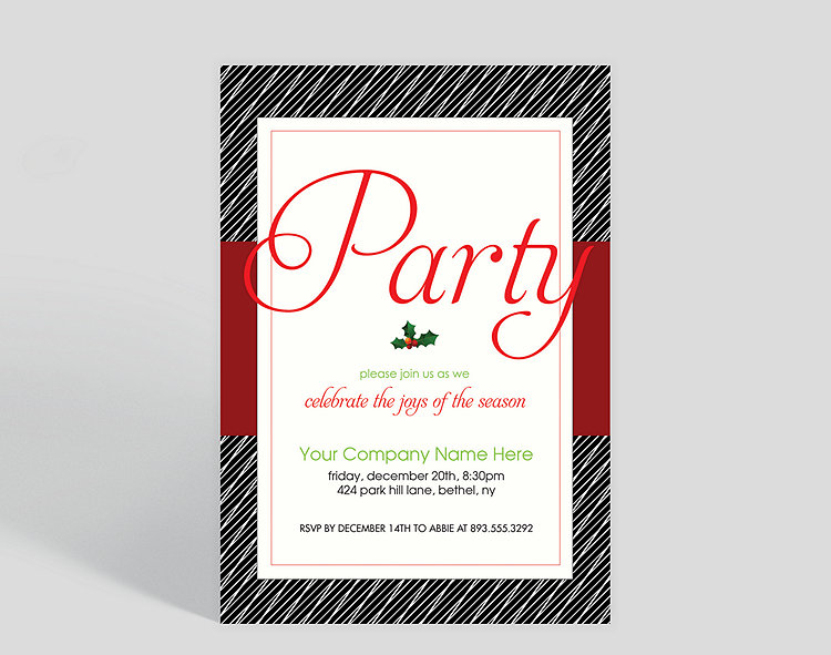 Celebrate the Joy Corporate Party Invitation