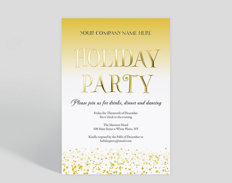 Annual Gathering Corporate Party Invitation - Greeting Cards