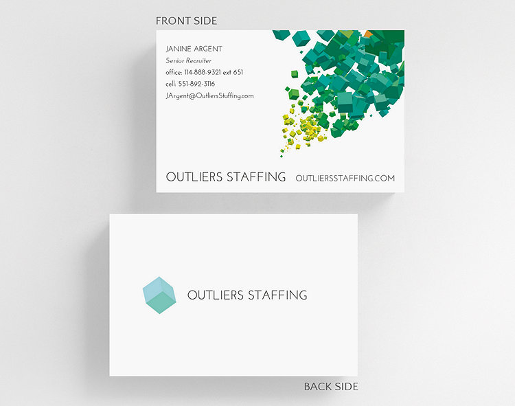 Outliers Business Card Credit Card Size - Business Cards