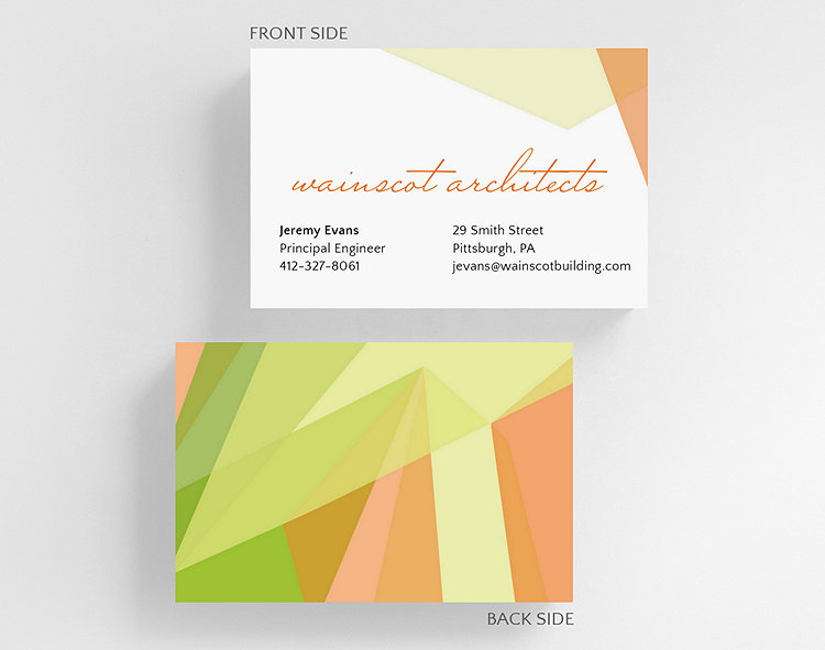 Sorbet Business Card Credit Card Size - Business Cards