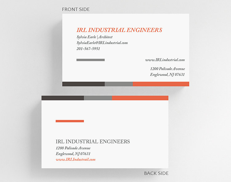 Measured Business Card Standard Size - Business Cards