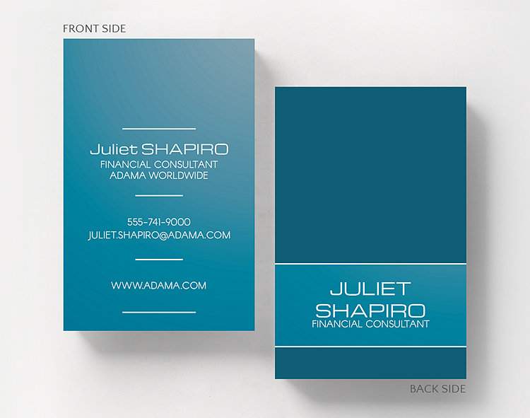 Dabbed Business Card Credit Card Size - Business Cards