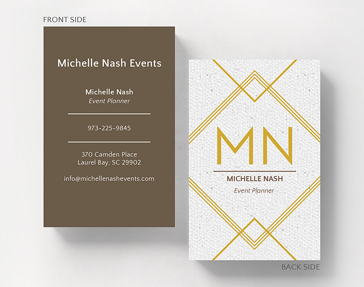 Texture & Lines Business Card Credit Card Size - Business Cards