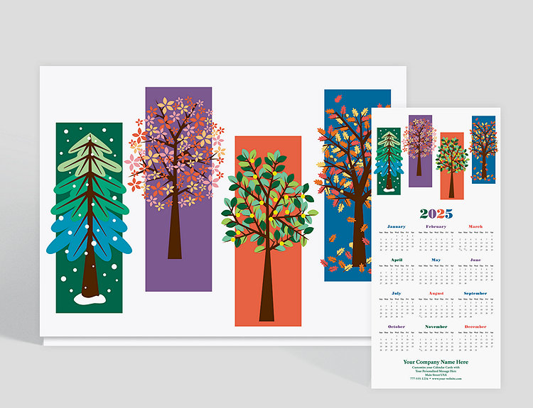 Four Seasons Calendar Card