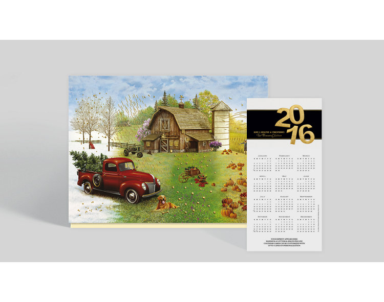 Seasons On The Farm Calendar Card, 1028285 The Gallery Collection